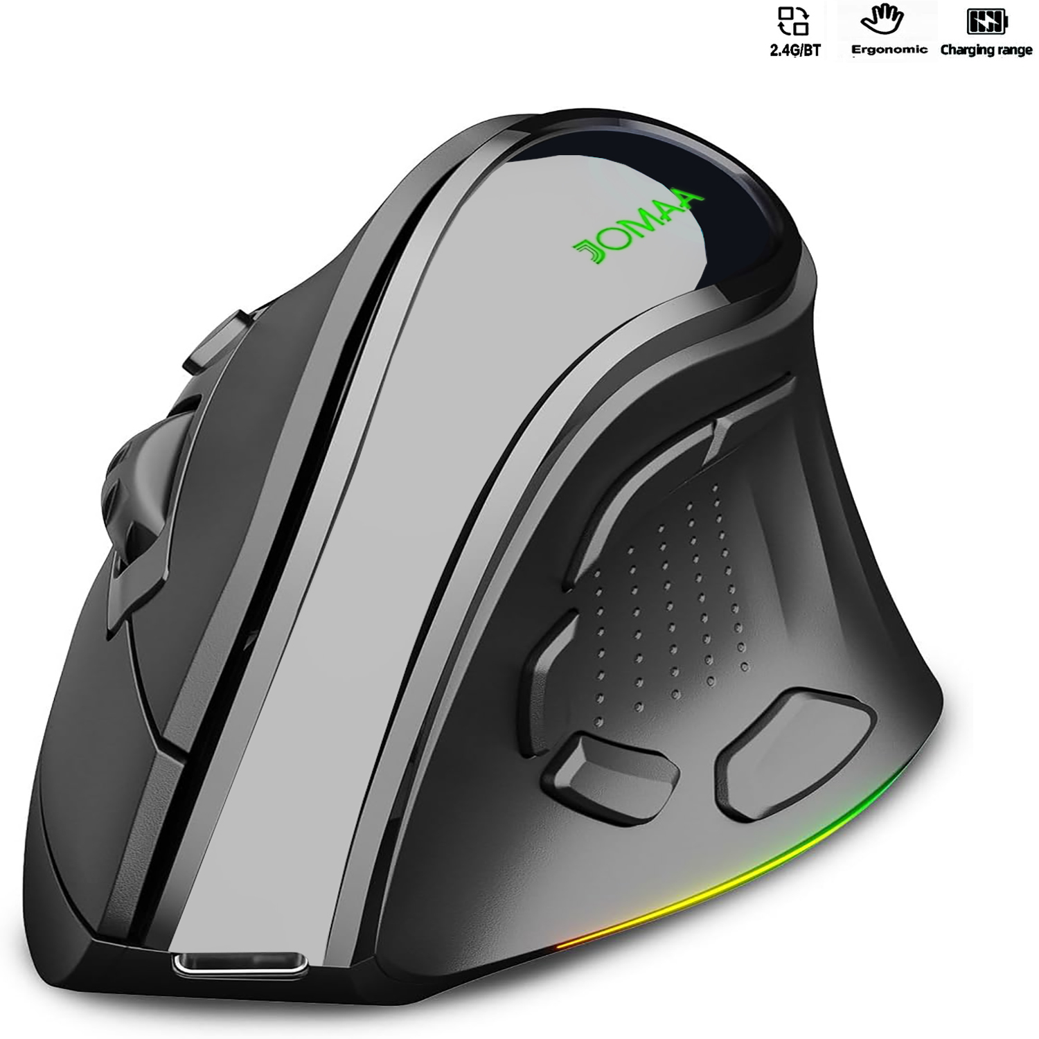 2.4G Dual Modes Ergonomic Vert - đánh giá và giá Ergonomic Mouse Vertical