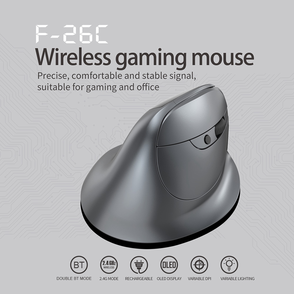AB53 Bluetooth Vertical Wirele - đánh giá và giá Ergonomic Mouse Vertical
