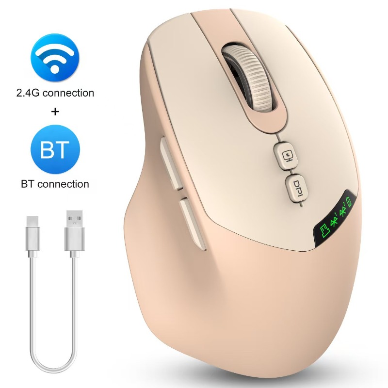 Dual Mode Wireless Mouse Bluet - đánh giá và giá Ergonomic Mouse Vertical