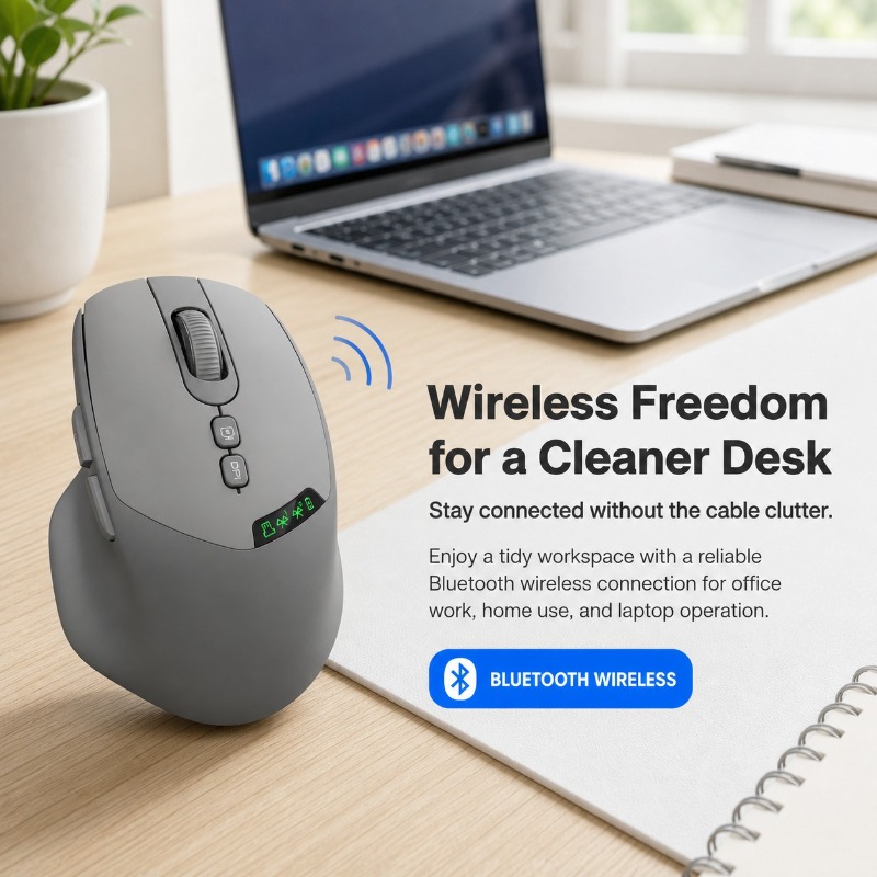 Dual Mode Wireless Mouse Bluet - đánh giá và giá Ergonomic Mouse Vertical