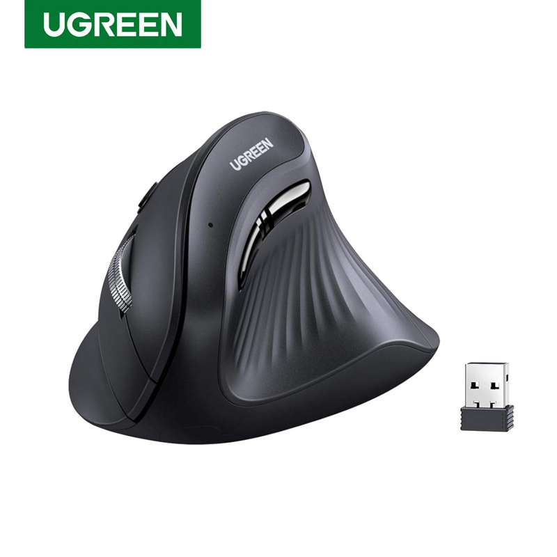 UGREEN MU008 Vertical Wireless - đánh giá và giá Ergonomic Mouse Vertical